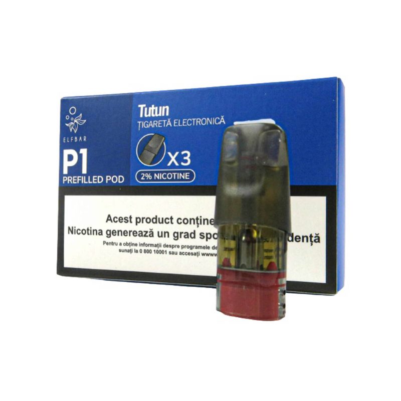 Elf Bar P1 2ml 3pcs Tobacco Lichide pentru țigările electronice