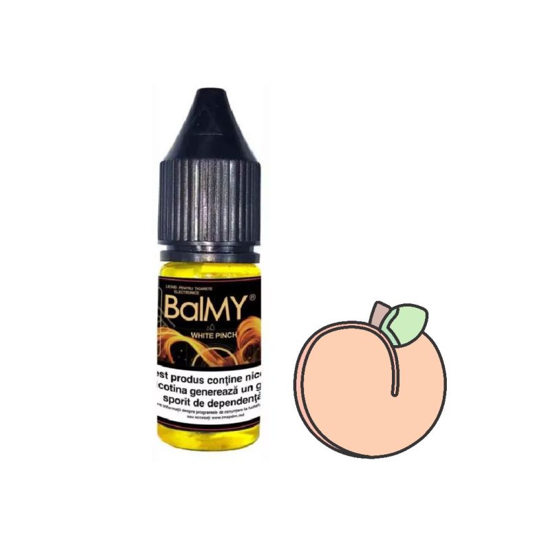 BalMY E-Lichid White Peach Lichide pentru țigările electronice