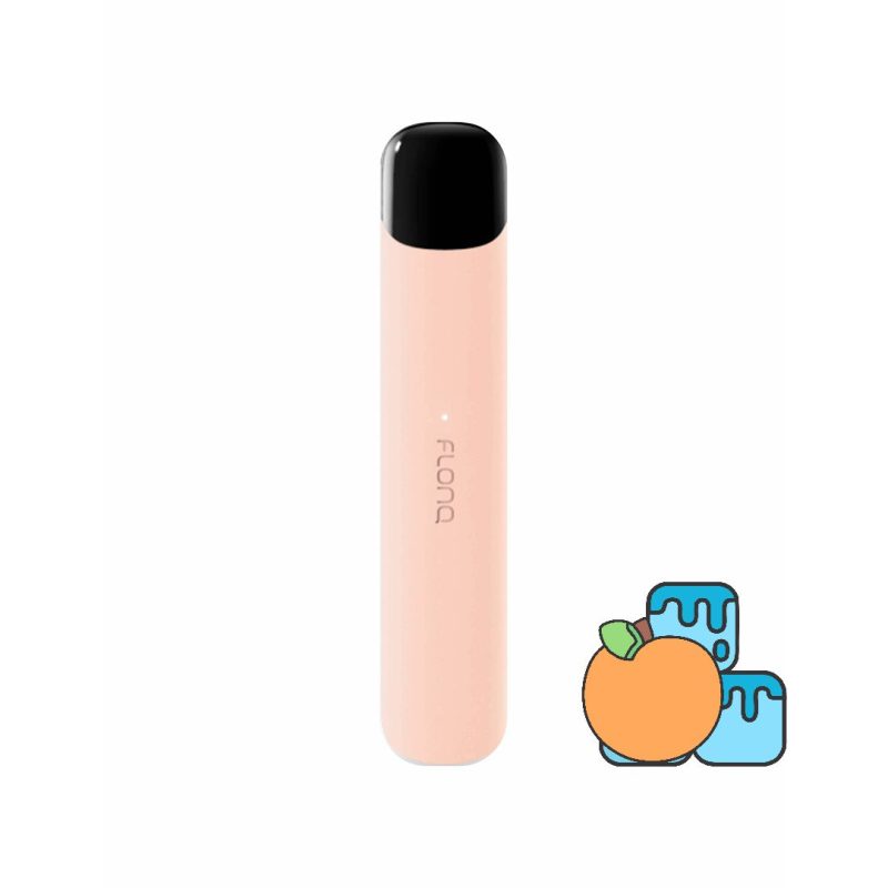 Flonq Alpha 600 Peach Ice Țigările electronice de unică folosință