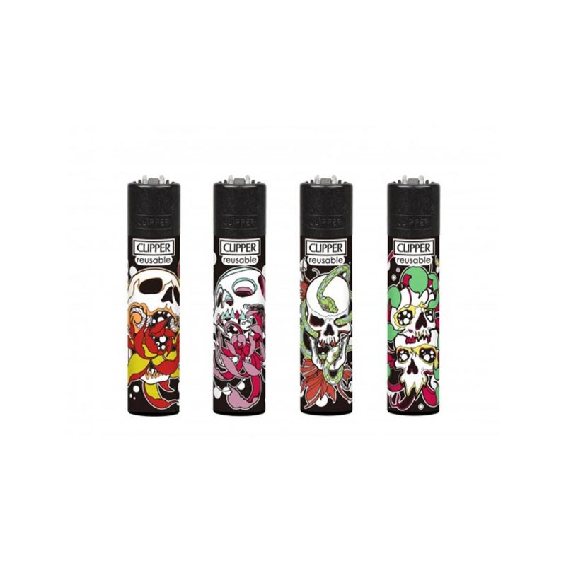 Brichetă Clipper | Skulls & Flowers<br><span class="mysku">Cod furnizor : CLP111</span> Accesorii