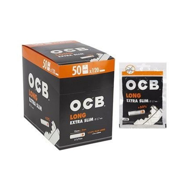 Filtre OCB EXTRA SLIM LONG Accesorii pentru țigările rulate