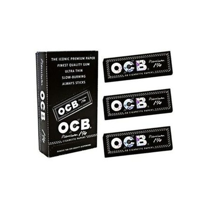 Hârtie OCB BLACK PREMIUM 1 1/4 Accesorii pentru țigările rulate