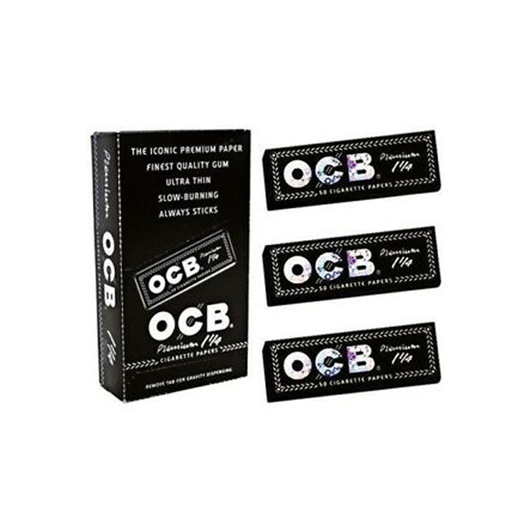 Бумага OCB BLACK PREMIUM 1 1/4 - Электронные сигареты