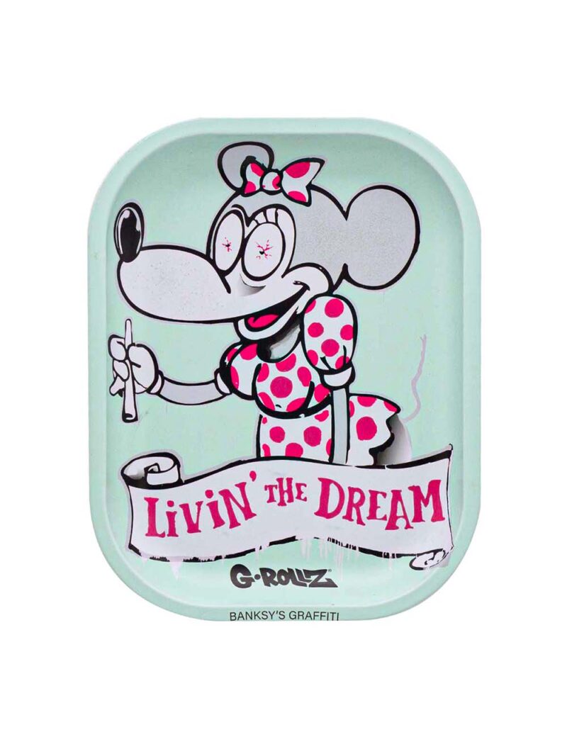 G-Rollz | Banksy’s Graffiti ‘Livin’ the Dream’ Tavă mică 14 x 18cm<br><span class="mysku">Cod furnizor : BG3300L</span> Tava de rulat