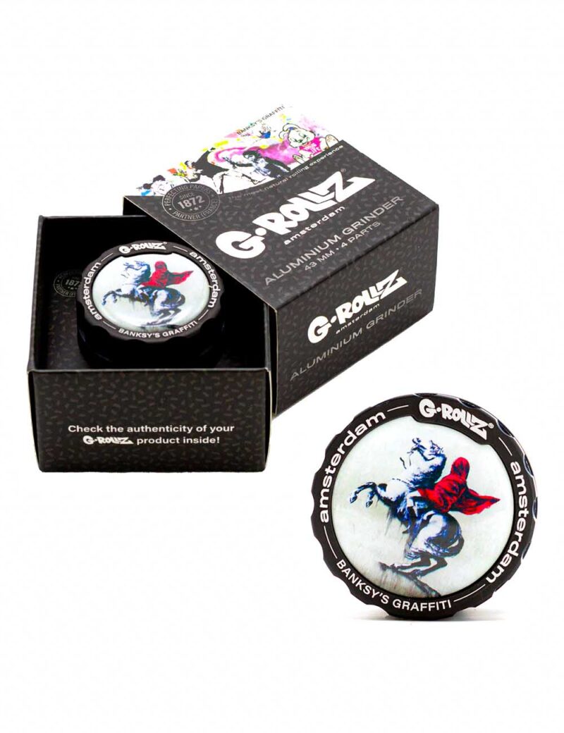 Grinder G-Rollz | Banksy Graffiti „Blind Bonaparte” 4partGrinder<br><span class="mysku">Cod furnizor : BG4200K-S</span> Grinder
