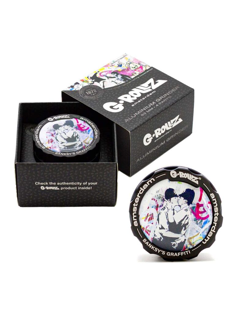 Grinder G-Rollz | Banksy Graffiti ‘Kissing Cops’ 3part – 53mm<br><span class="mysku">Cod furnizor : BG4201J</span> Grinder