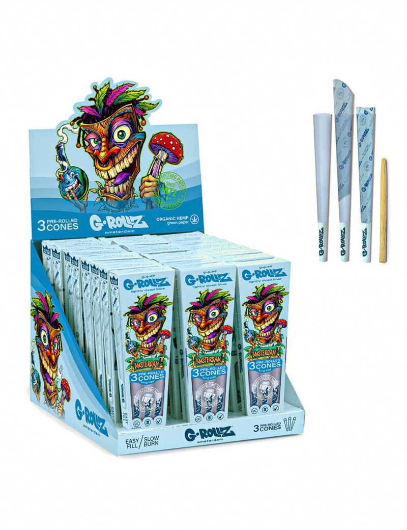 G-Rollz | Colector „Tiki” albastru – 3 conuri KS<br><span class="mysku">Cod furnizor : GR1155KA-DIS</span> Joints