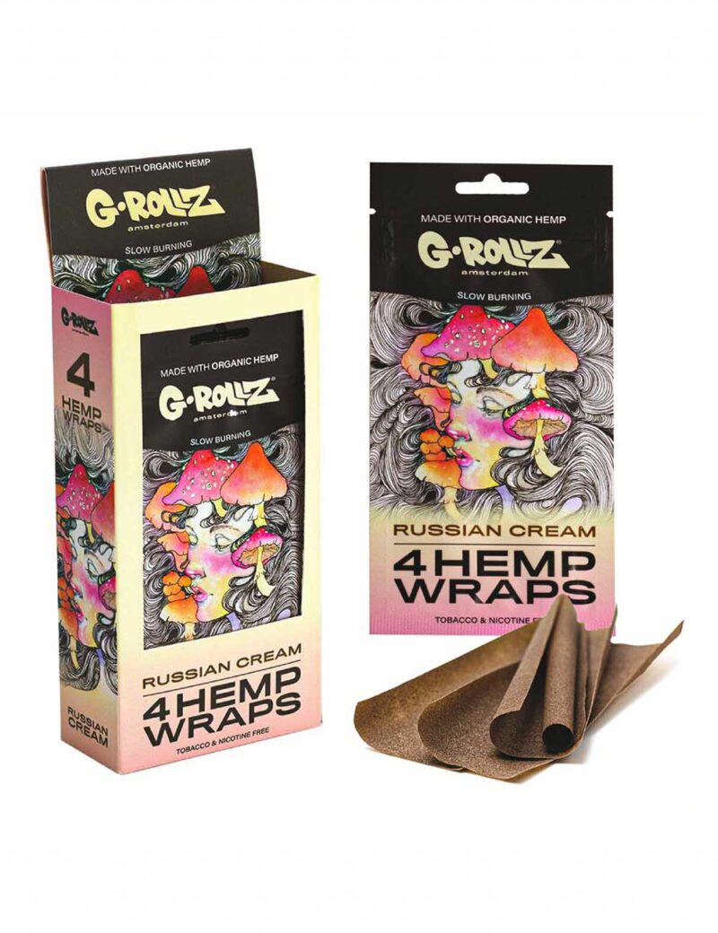 G-Rollz | 4x „Cremă rusească” Wraps de cânepă<br><span class="mysku">Cod furnizor : GR1516G-DI</span> Joints