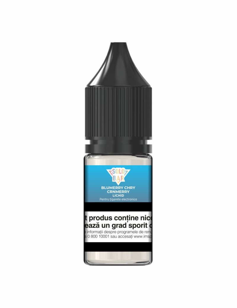 E-Lichid SOLOBAR 10ml Черника Клюква Вишня<br><span class="mysku">Артикул : SBBCC</span> Жидкость SOLO BAR