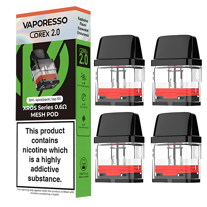 Cartușe VAPORESSO XROS Series (0,6 om,2 ml) Mesh 4 buc/pachet<br><span class="mysku">Cod furnizor : XRREZ_mesh01</span> Cartușe Vaporesso