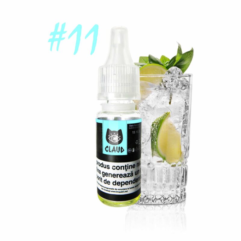 CLAUD E-Liquid 10 ml. Gin tonic #11<br><span class="mysku">Cod furnizor : CLD0011</span> Lichide Claud liquid