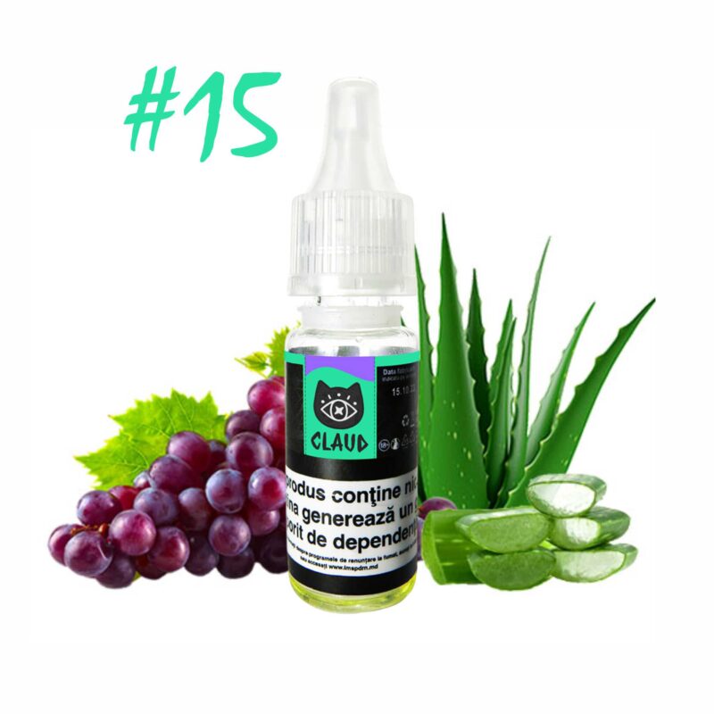CLAUD E-Liquid 10 ml. Aloe Strugure #15<br><span class="mysku">Cod furnizor : CLD0015</span> Lichide Claud liquid